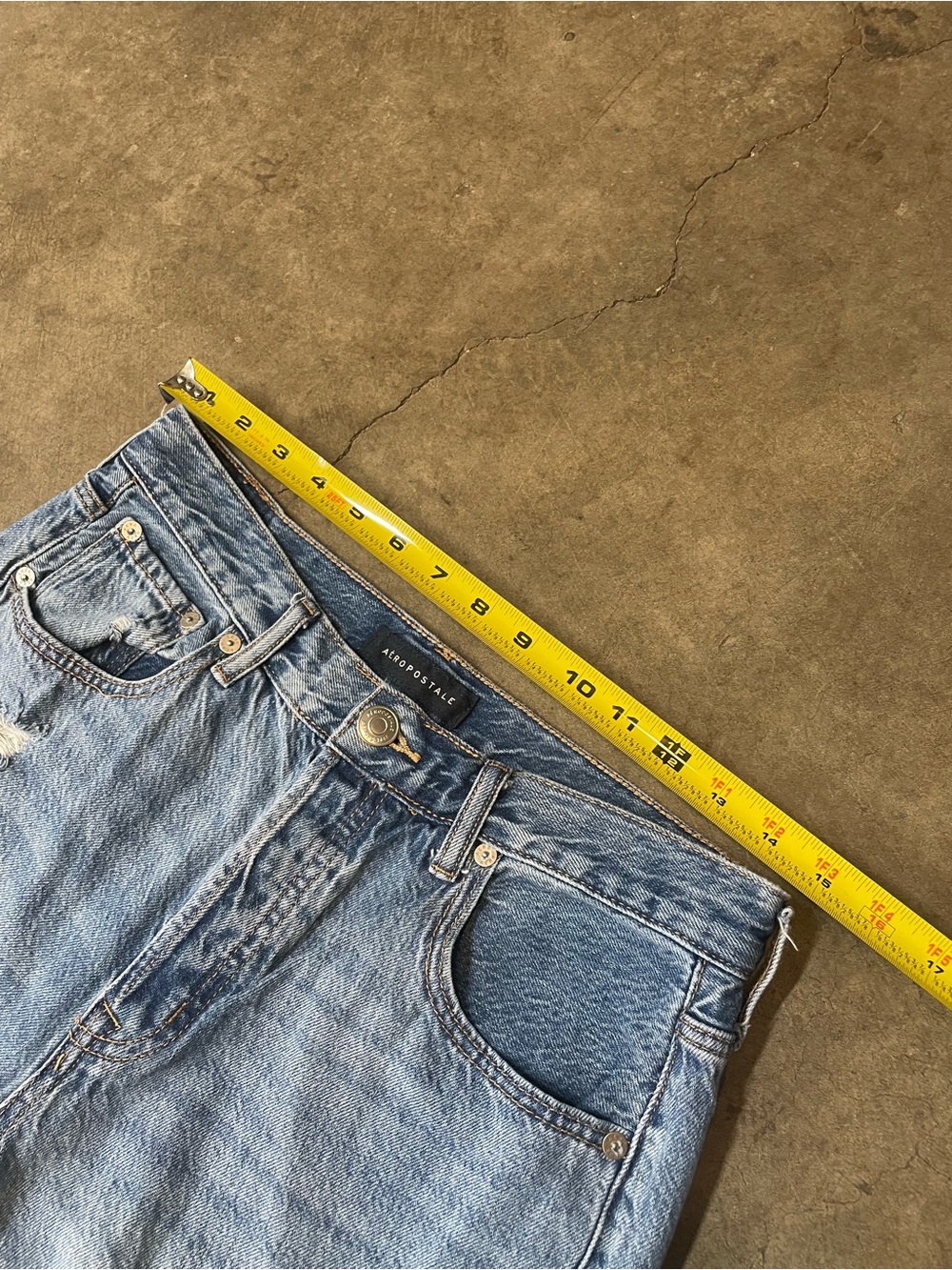 Aeropostale 90s Baggy Ripped Jeans - Picture 6 of 8